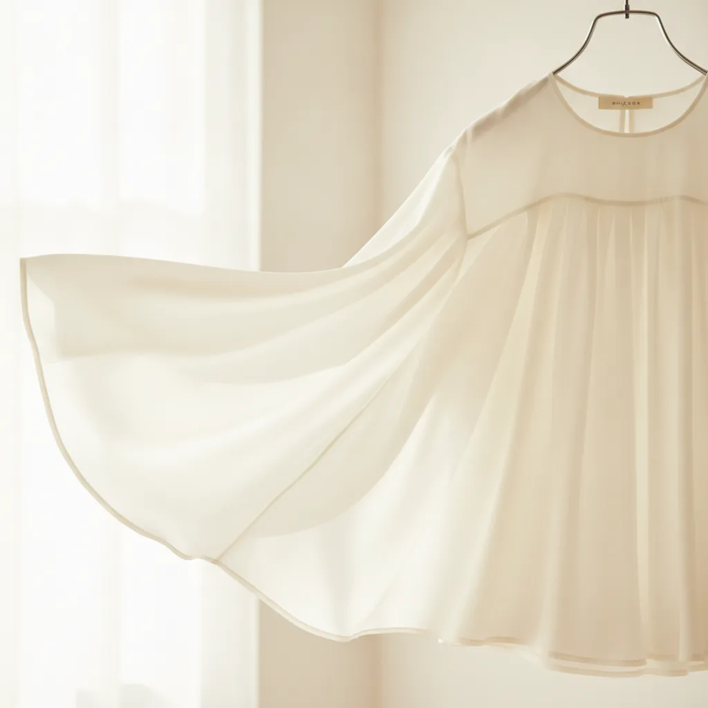 Silk ivory blouse