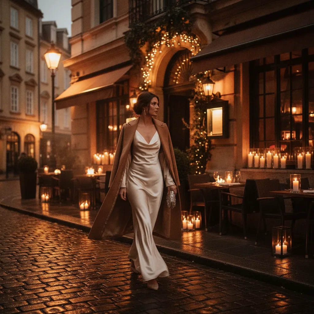 Chic evening transition look