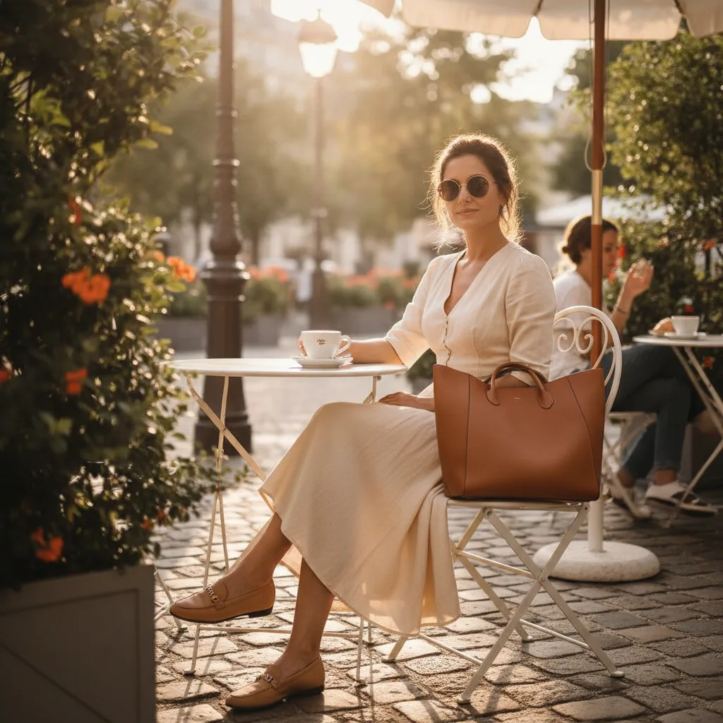 Effortless lunch look